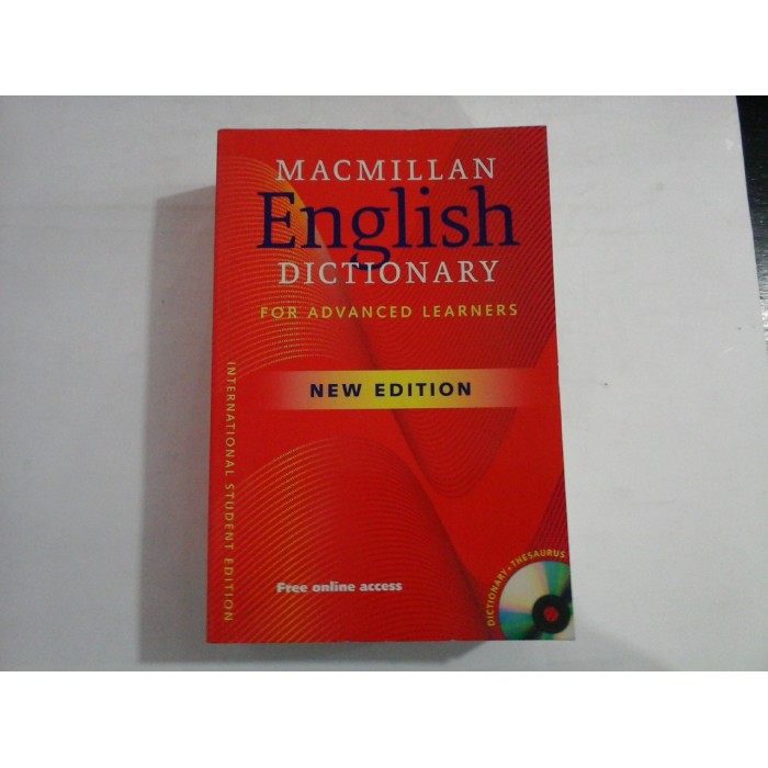 ENGLISH DICTIONARY for advanced learners - MACMILLAN + CD-ROM ENGLISH DICTIONARY for advanced learners - MACMILLAN + CD-ROM